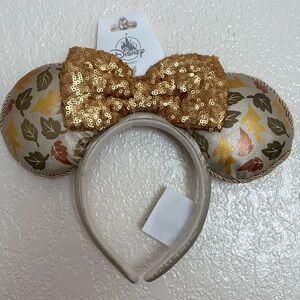 Golden Fall Leaves Disney Ears